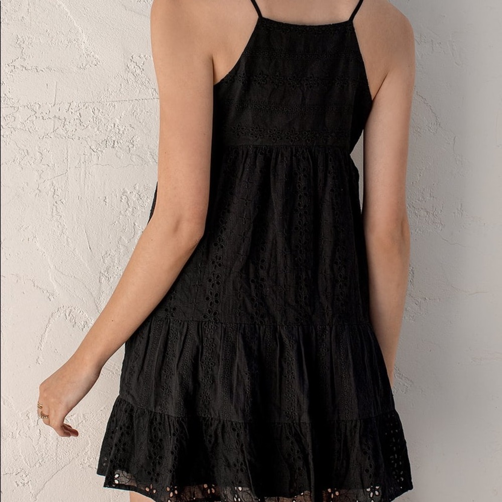 NWT LULUS Eyelet Lace Tiered Babydoll Dress - Picture 10 of 16